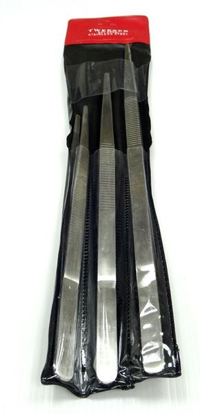 תמונה של סט פינצטות "8+10"+12"