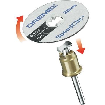 Picture of דיסקיות חיתוך ספיד קליק 38,0 מ"מ דרמל