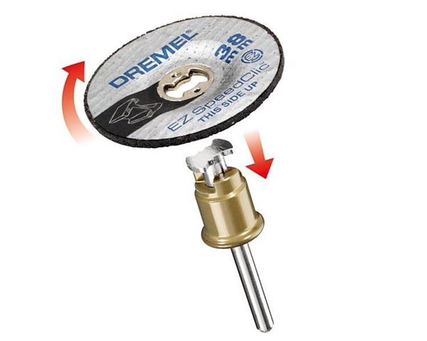 תמונה של דיסקיות חיתוך ספיד קליק 38,0 מ"מ דרמל