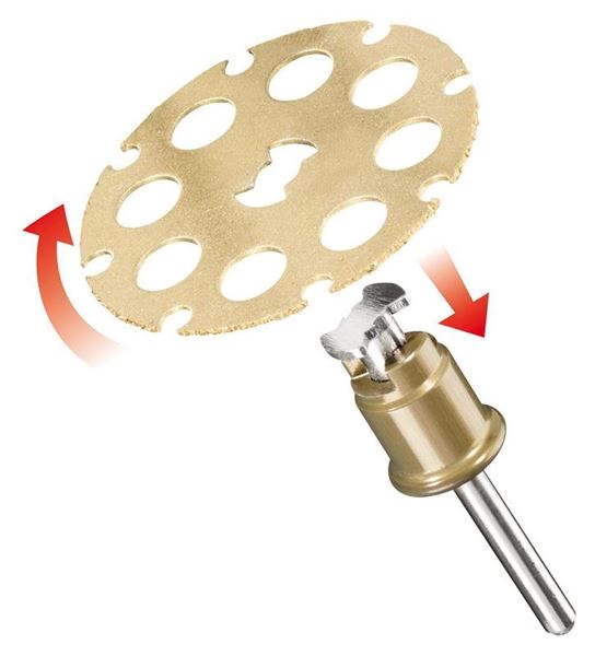 תמונה של דיסק לחיתוך עץ ספיד קליק 38,0 מ"מ דרמל