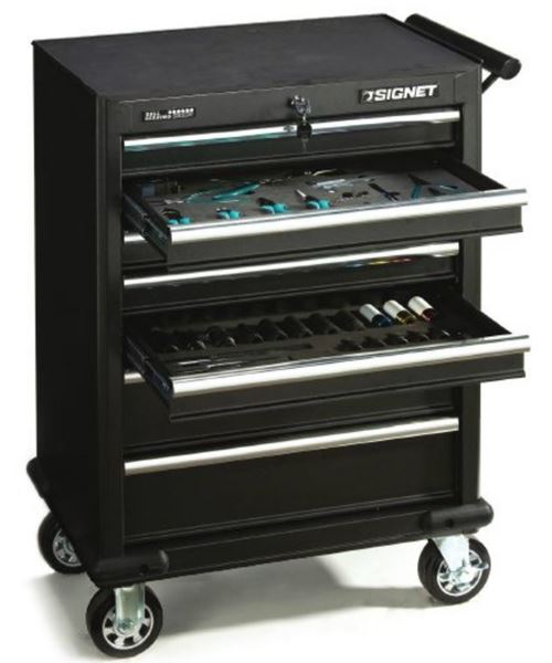 תמונה של ארון/עגלת כלים מאובזרת 147 כלים סיגנט