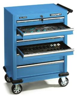 Picture of ארון/עגלת כלים מאובזרת כחולה 168 כלים סיגנט