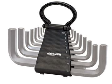 תמונה של סט מפתחות אלן קצר 1/16"-3/4", 17 י"ח ווירלפאוור