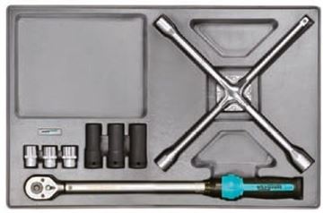 Picture of 1/2" Dr. Torque Wrench and Socket Set, 8pcs 