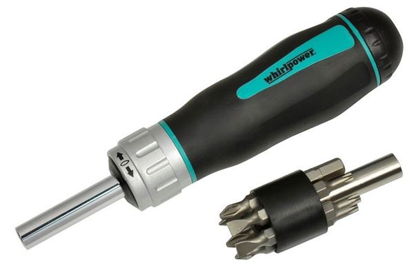 תמונה של מברג רצ'ט לביטים + סט ביטים 14 י"ח ווירלפאוור