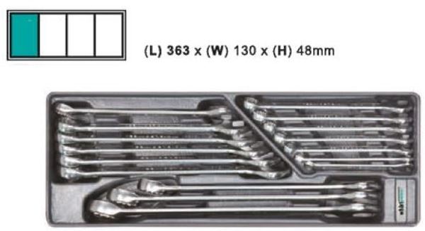 תמונה של מגש מפתח רינג פתוח 6-24 מ"מ 16 י"ח ווירלפאוור