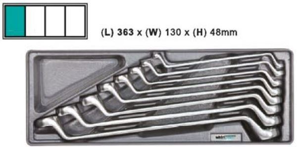 Picture of Double Ring 75° Deep Offset Wrenchs Set ,8pcs 