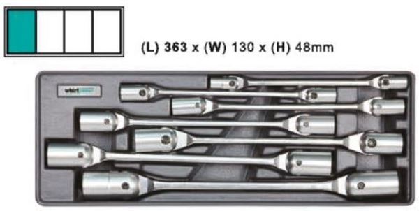 Picture of Double Hinged Socket Wrenchs Set, 7pcs 