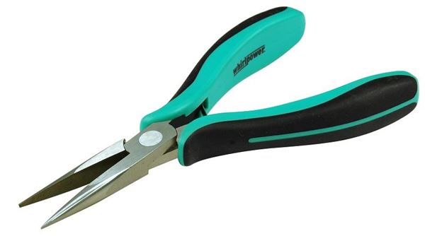Picture of Mini Long Nose Pliers, Half -Round (with cutter), 115mm