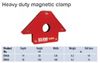 תמונה של מגנט לריתוך כח דחיפה 15 ק"ג באורך:100.5 מ"מ אקליפס