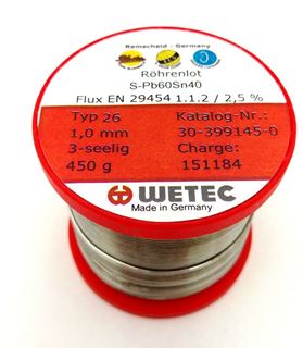 Picture of   Flux cored solder Pb 60Sn40 1.0