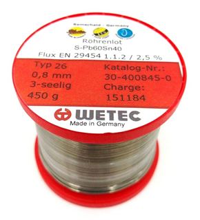 Picture of   Flux cored solder Pb 60Sn40 0.8