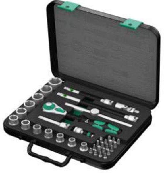 תמונה של סט 43 חלקים ,אינצ'י,ציקלופ ZYKLOP ספיד 3/8 בקופסה קשיחה, מורחב סדרה 8100 וורה