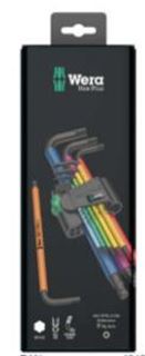 Picture of סט מפתחות אלן כדורי -מילימטרי צבעוני 9 י"ח סדרה:950 SPKL וורה