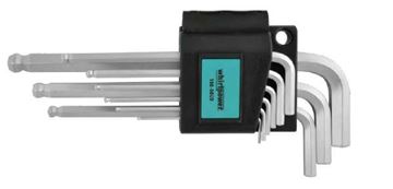 תמונה של סט מפתחות אלן כדורי מ"מ 1.5-10 מ"מ, 9 י"ח ווירלפאוור