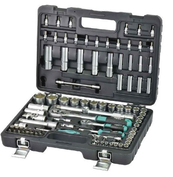 תמונה של סט בוקסות "1/2 ו- "1/4 מעורב מ"מ הכולל 95 י"ח ווירלפאוור