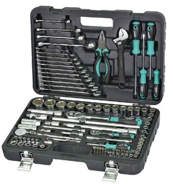 תמונה של סט בוקסות "1/2 ו- "1/4 מעורב מ"מ הכולל 101 י"ח ווירלפאוור