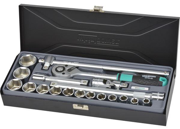 תמונה של סט בוקסות 1/2" מ"מ 19 יחידות 10-32 ווירלפאואר