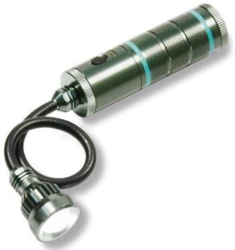 תמונה של פנס עם בסיס מגנטי גמיש ונורת לד ווירלפאוור