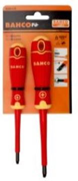 תמונה של סט מברגים 2 י"ח 1000V לחצאי אוטומט (ממ"ט) באקו