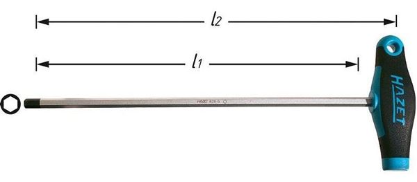 תמונה של מפתח T אלן (מ"מ) הזט