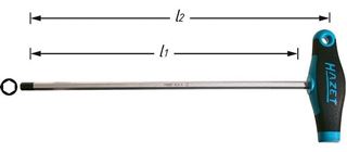 תמונה של מפתח T אלן 8 מ"מ, אורך - 234 מ"מ הזט