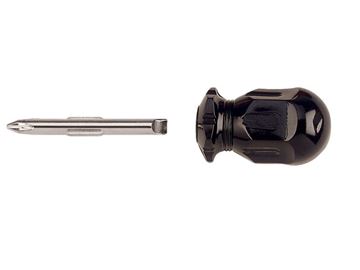 Picture of reversible blade, stubby screwdriver