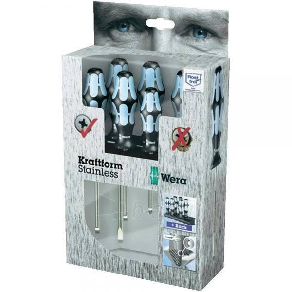 Picture of סט מברגים לחדר נקי פלדת אל חלד/נירוסטה 6 י"ח וורה