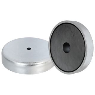 Picture of Ferrite Shallow Pot Magnets