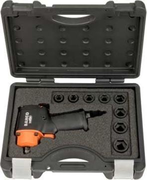Picture of 1/2" Micro impact wrench set with ultra short impact sockets
