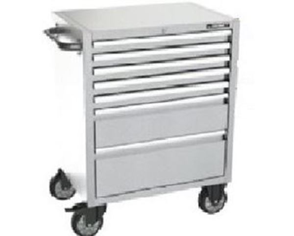 תמונה של עגלת עבודה 7 מגירות נירוסטה 900 מ"מ סיגנט