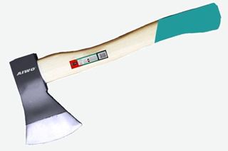 תמונה של גרזן פלדה 600 גרם ידית עץ