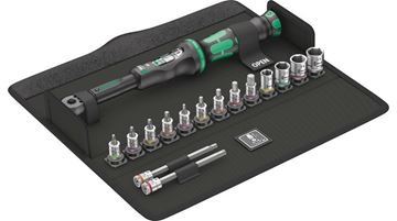 Picture of Set of bicycle applications with 16-piece torque control. WERA