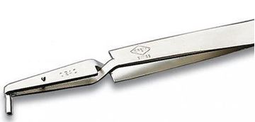 תמונה של פינצטה לחילוץ חיבור ועקירה D TYPE 120 מ"מ נירוסטה.