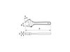 Picture of  Side Nut Adjustable Wrenches with Chrome Finish BAHCO