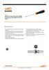 Picture of "Durable TORX® BahcoFit Screwdrivers with TX7-TX40 Rubber Grip
B141 " BAHCO