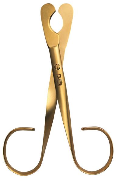 Picture of Scissors CIGAR CUTTER GOLD RUBIS