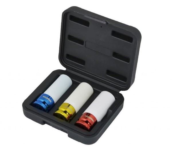 תמונה של סט בוקסות כוח/אוויר עמוקות בגימור מיוחד  "1/2  ווירלפאוור 