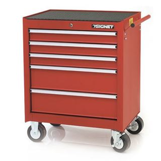 Picture of ארון/עגלת כלים 5 מגירות B 585 אדומה סיגנט
