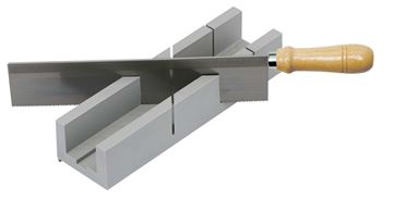 Picture of Mitre box with dovetail saw