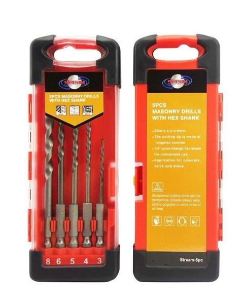 Picture of GW MASONRY DRILL HEX SHANK SET