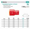 תמונה של בוקסה משושה  3/8 מ"מ  מבודד 1000V ווירלפאוור