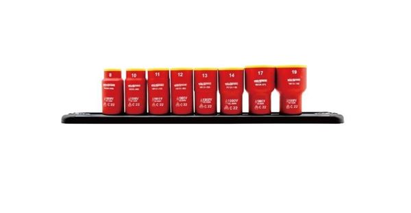 תמונה של סט בוקסות "3/8 8 יחידות מבודד 1000V מ"מ ווירלפאוור