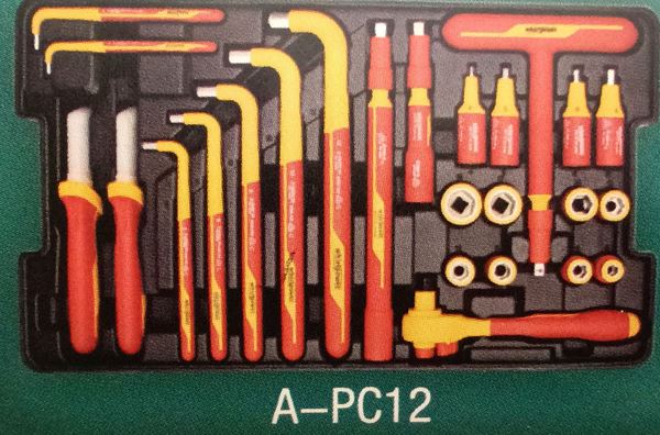 תמונה של סט כלים במגש, 25 יח' 1000V ווירלפאוור