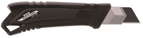 Picture of Black blade knife - 25 mm wide for heavy work with a  ergonomic handle KDS