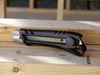 Picture of Black blade knife - 25 mm wide for heavy work with a  ergonomic handle KDS