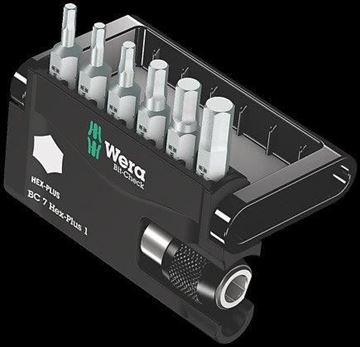 Picture of Bit-Check 7 Hex-Plus 1, 7 pieces WERA