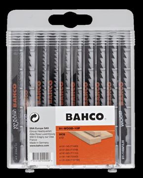 Picture of Jigsaw Blade Set for Wood and Plastic - 10 pcs BAHCO