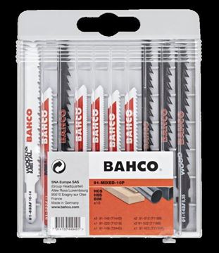 Picture of Jigsaw Blade Set for Wood and Metal - 10 pcs BAHCO