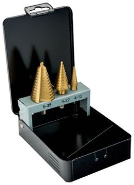 Picture of HSS Step Drill Set - 3 Pcs BAHCO
